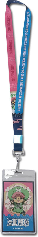 ONE PIECE - CHOPPER ICON AND VERBIAGE LANYARD