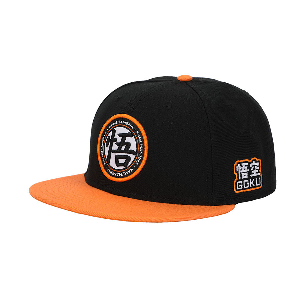 Dragon Ball Z Kamehameha Embroidered Flat Bill Snapback