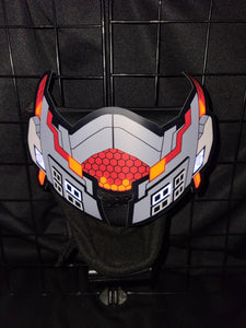 Sound Activated red Shinso inspired mask