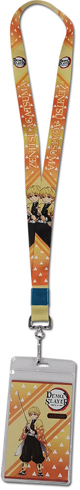 DEMON SLAYER - ZENITSU AGATSUMA PATTERN LANYARD