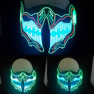 Sound activated Autobot Mask