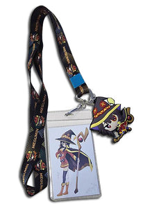 Konosuba Megumi & Rubber Keychain Lanyard